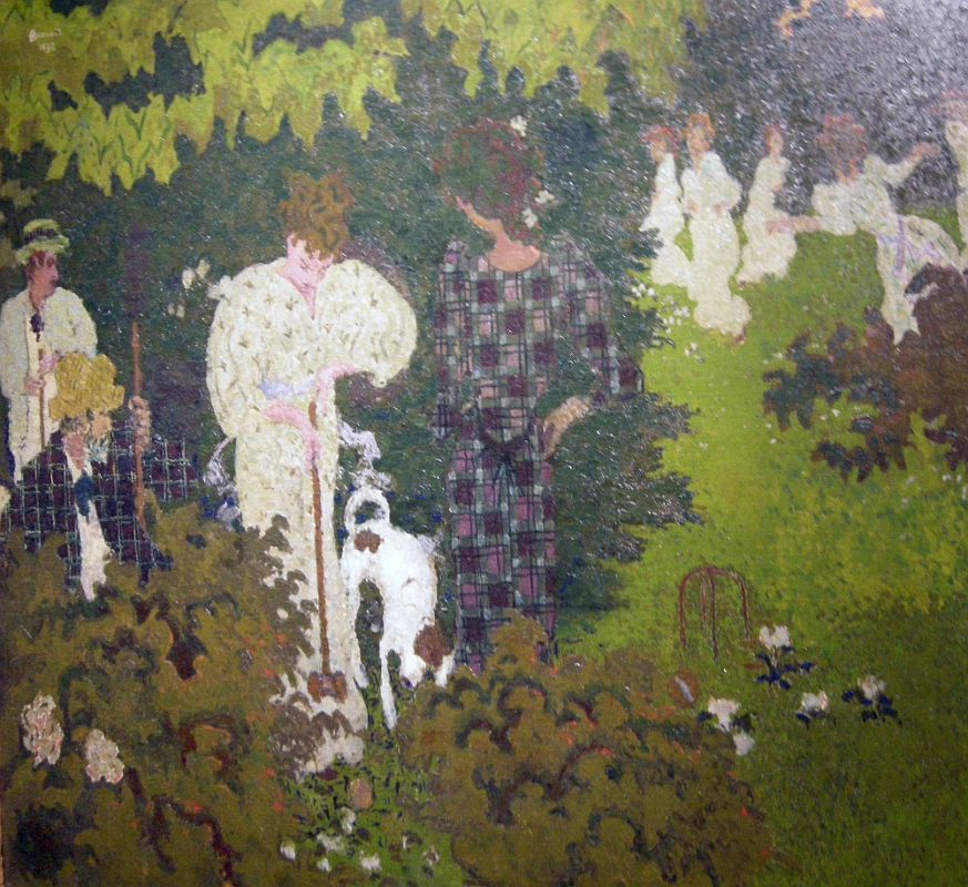 Paris Musee D'Orsay Pierre Bonnard 1892 Twilight The Game of Croquet 